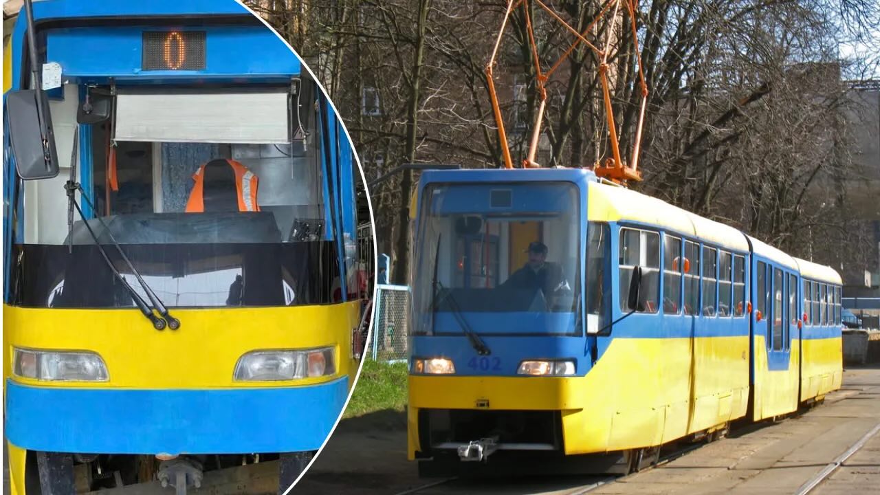 На маршрут №14 у Києві вийшли сучасні низькопідлогові трамваї
